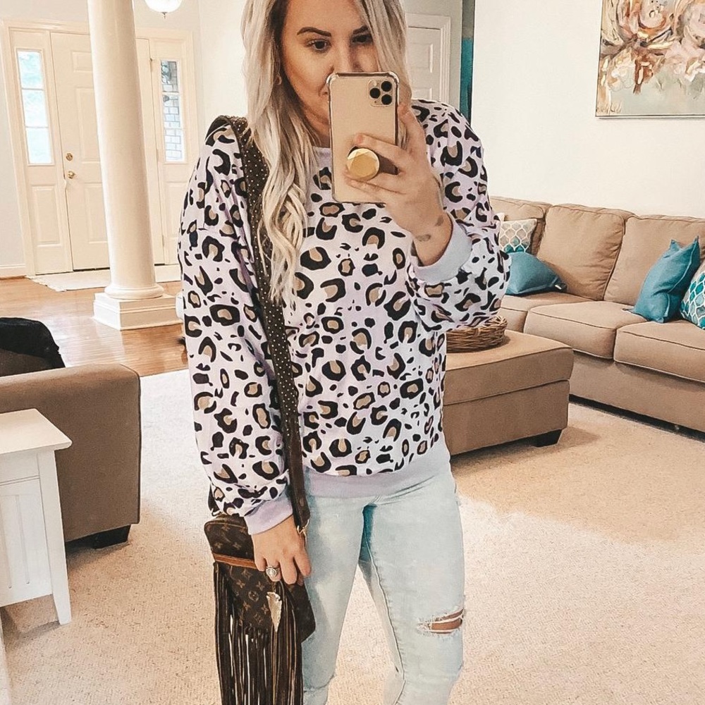 Amazon leopard print top